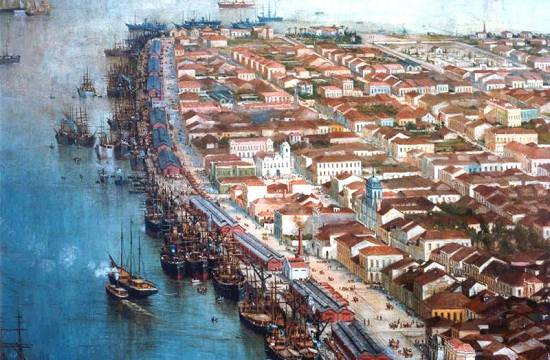 Santos em 1910